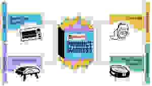 Four products remain in Reviewed's March Madness event: the Breville Smart Oven Pro, Ooni Karu piza oven, TUMS bag, and iRobot Roomba j7+ Combo