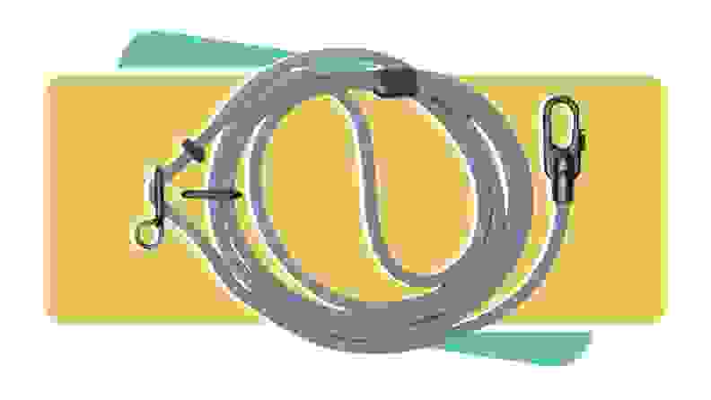 The Fable Magic Link gray hands-free leash