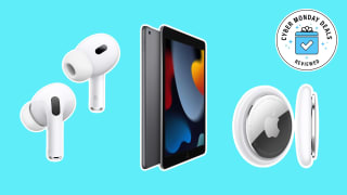 Apple AirPods Pro, Apple AirTags, Apple iPad.