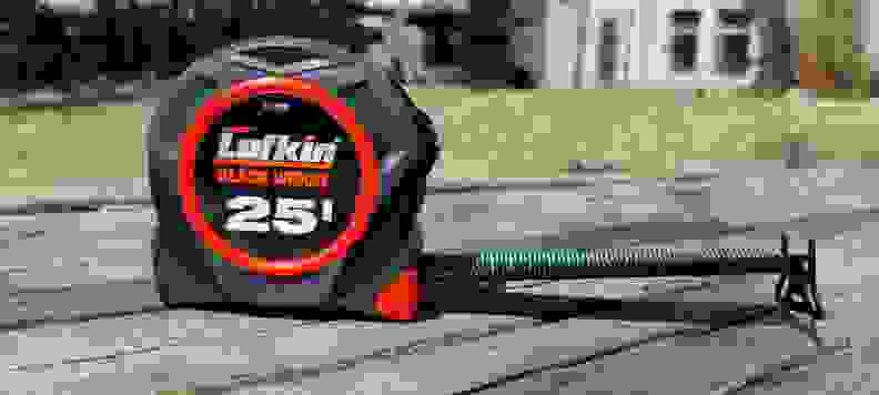 The Crescent Lufkin Black Widow tape measure