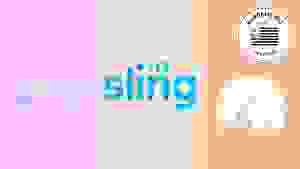 The logos for Disney+, Sling TV, and Paramount+ with the Memorial Day Reviewed badge in front of colored backgrounds.