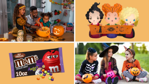 Collage of various Halloween photos.
