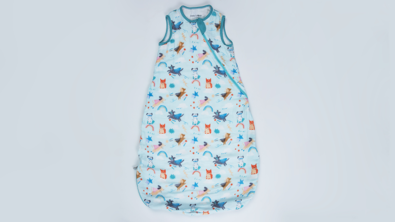 The LouLou Lollipop sleep sack on a gray background