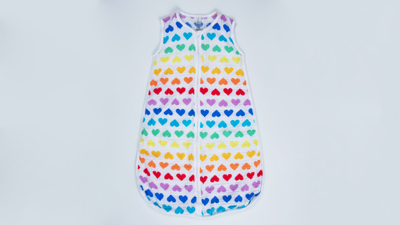 The Primary sleep sack on a gray background